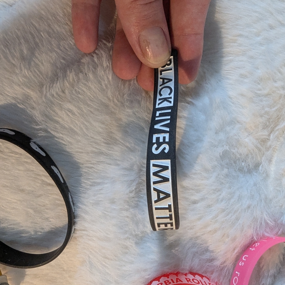 Rubber Bracelet Bundle - Including Black Lives Matter Bracelet